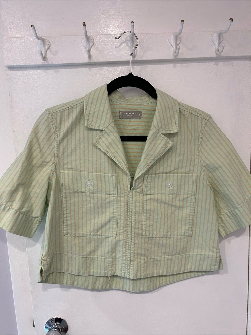 Everlane Oxford Popover in Apricot Tan